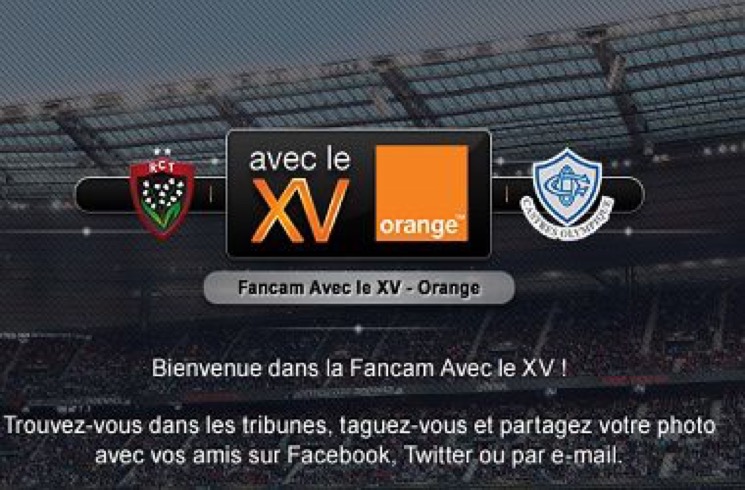 Retrouvez-vous dans le Stade de France lors de la Finale du Top 14 grâce à la FanCam Orange